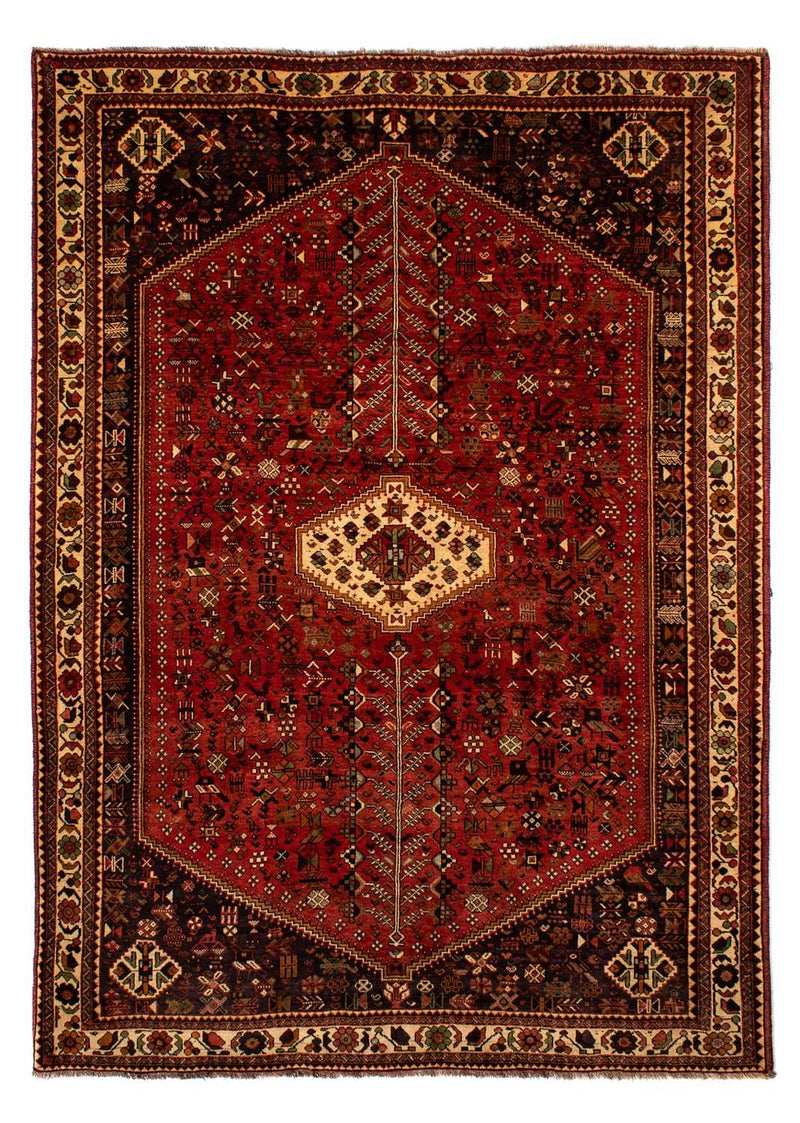 Perzisch Tapijt - Nomadisch - 313 x 213 cm - donkerrood