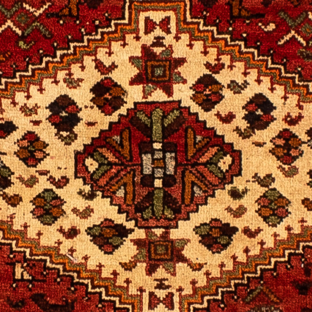 Perzisch Tapijt - Nomadisch - 313 x 213 cm - donkerrood