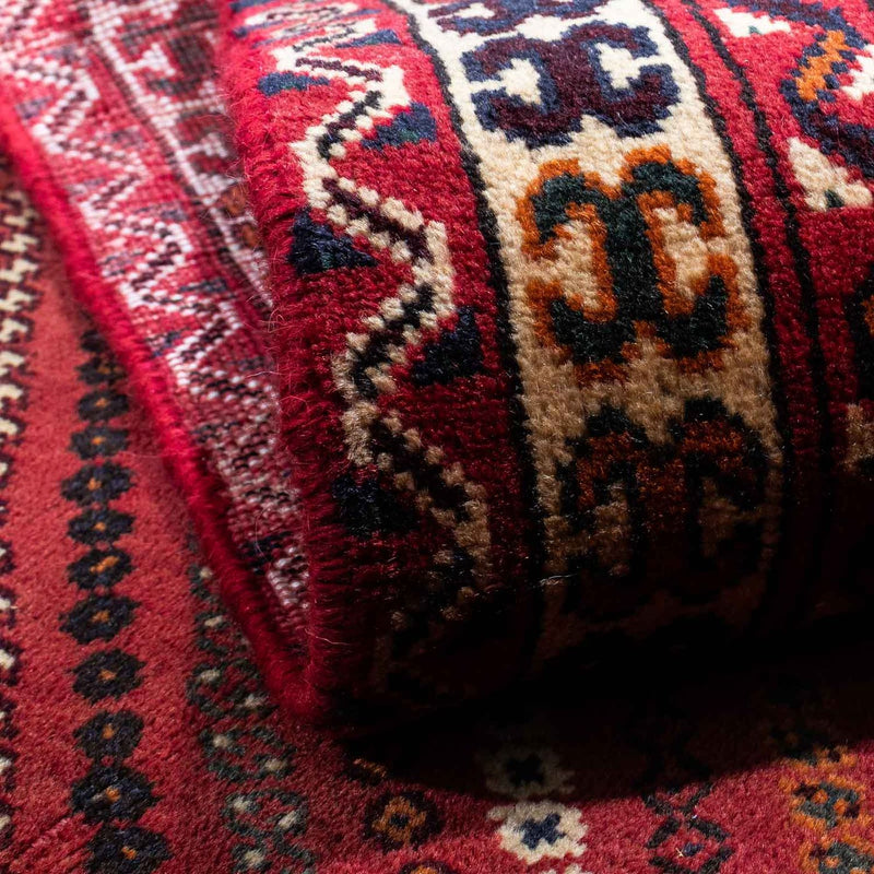 Perzisch Tapijt - Nomadisch - 251 x 154 cm - donkerrood