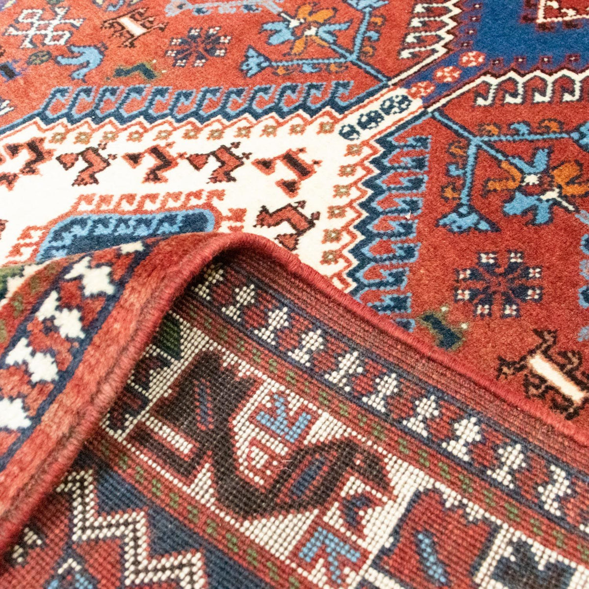 Perzisch Tapijt - Nomadisch - 197 x 113 cm - rood