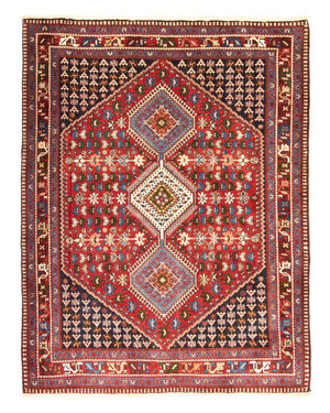 Perzisch Tapijt - Nomadisch - 200 x 159 cm - rood