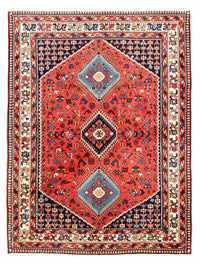 Perzisch Tapijt - Nomadisch - 228 x 138 cm - rood