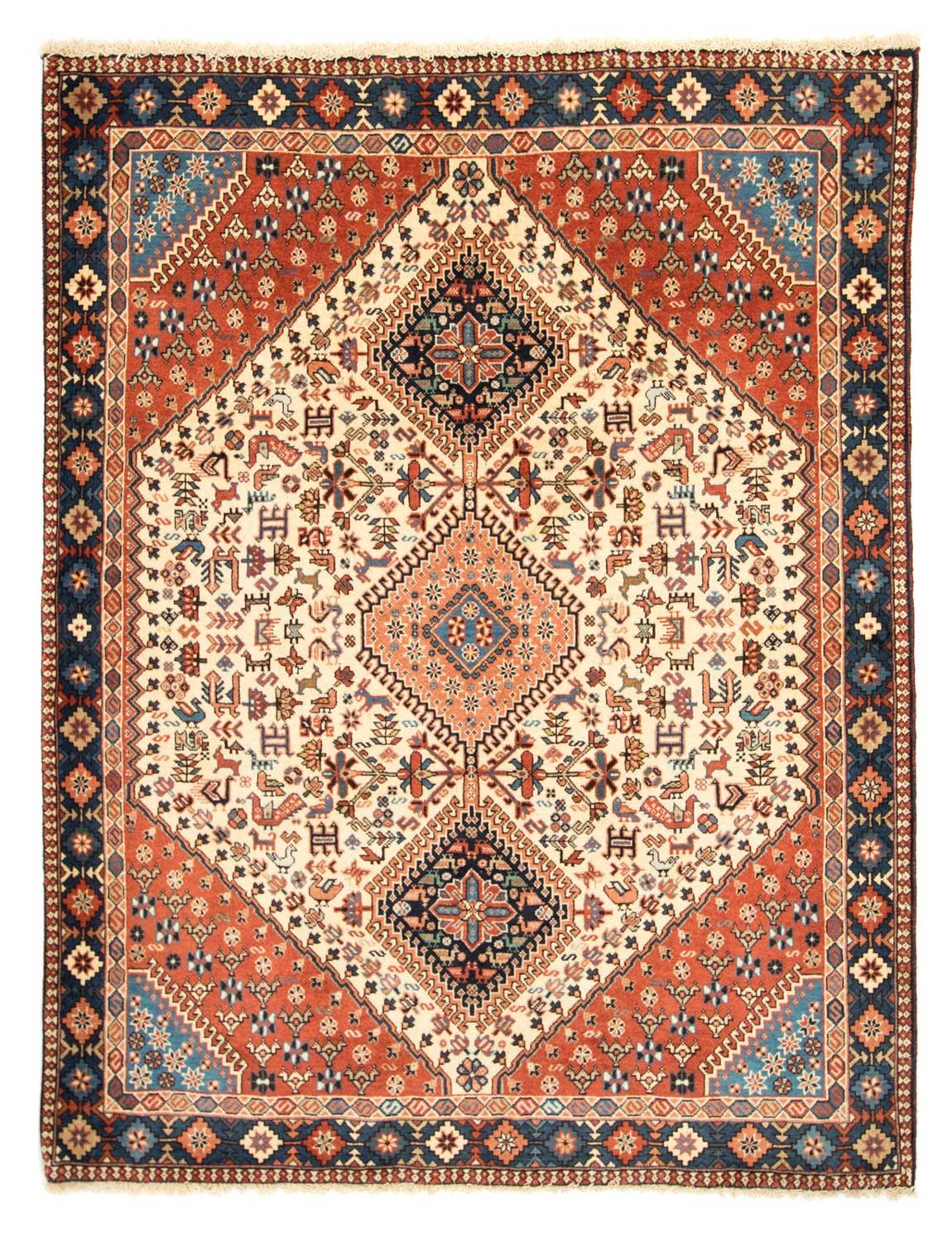 Perzisch Tapijt - Nomadisch - 193 x 150 cm - beige