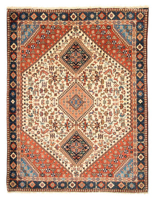 Perzisch Tapijt - Nomadisch - 193 x 150 cm - beige