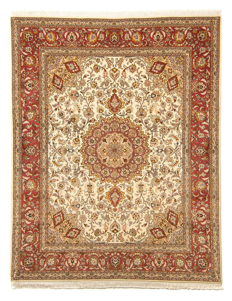 Perzisch tapijt - Tabriz - Royal - 250 x 198 cm - beige