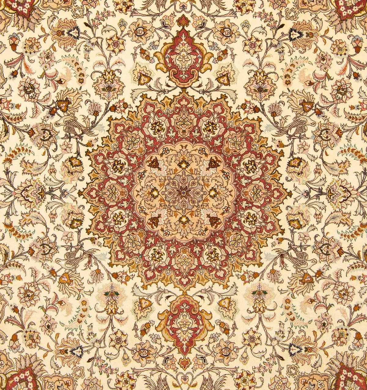 Perzisch tapijt - Tabriz - Royal - 250 x 198 cm - beige