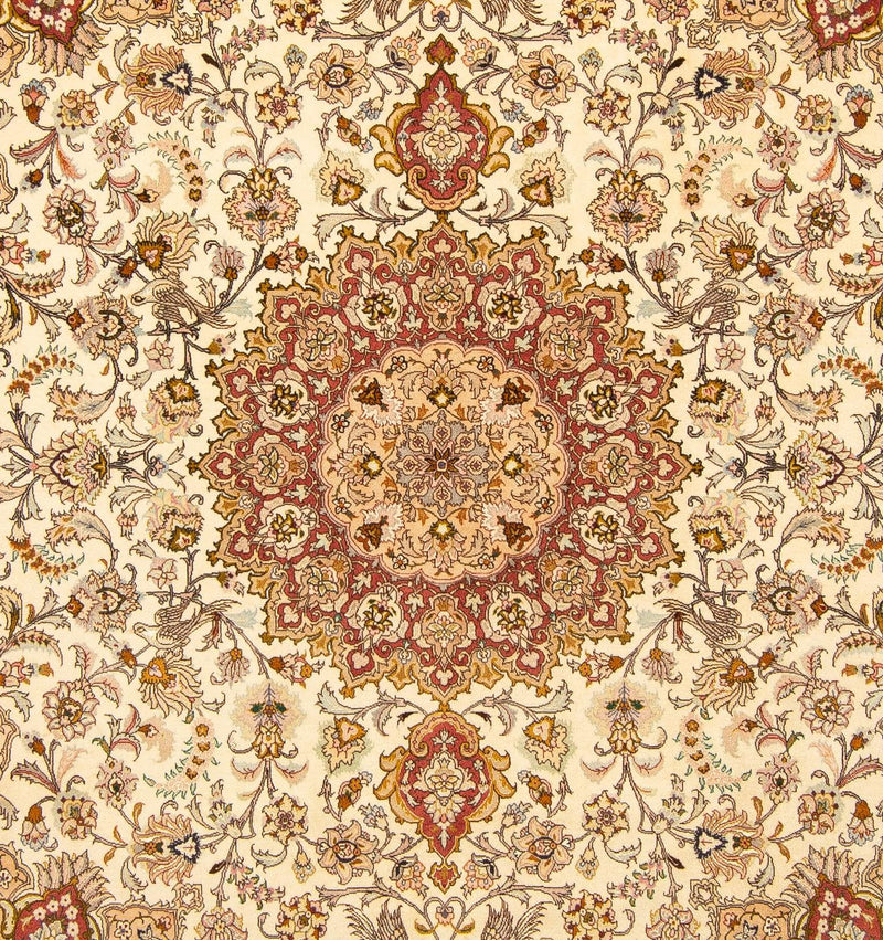 Perzisch tapijt - Tabriz - Royal - 250 x 198 cm - beige