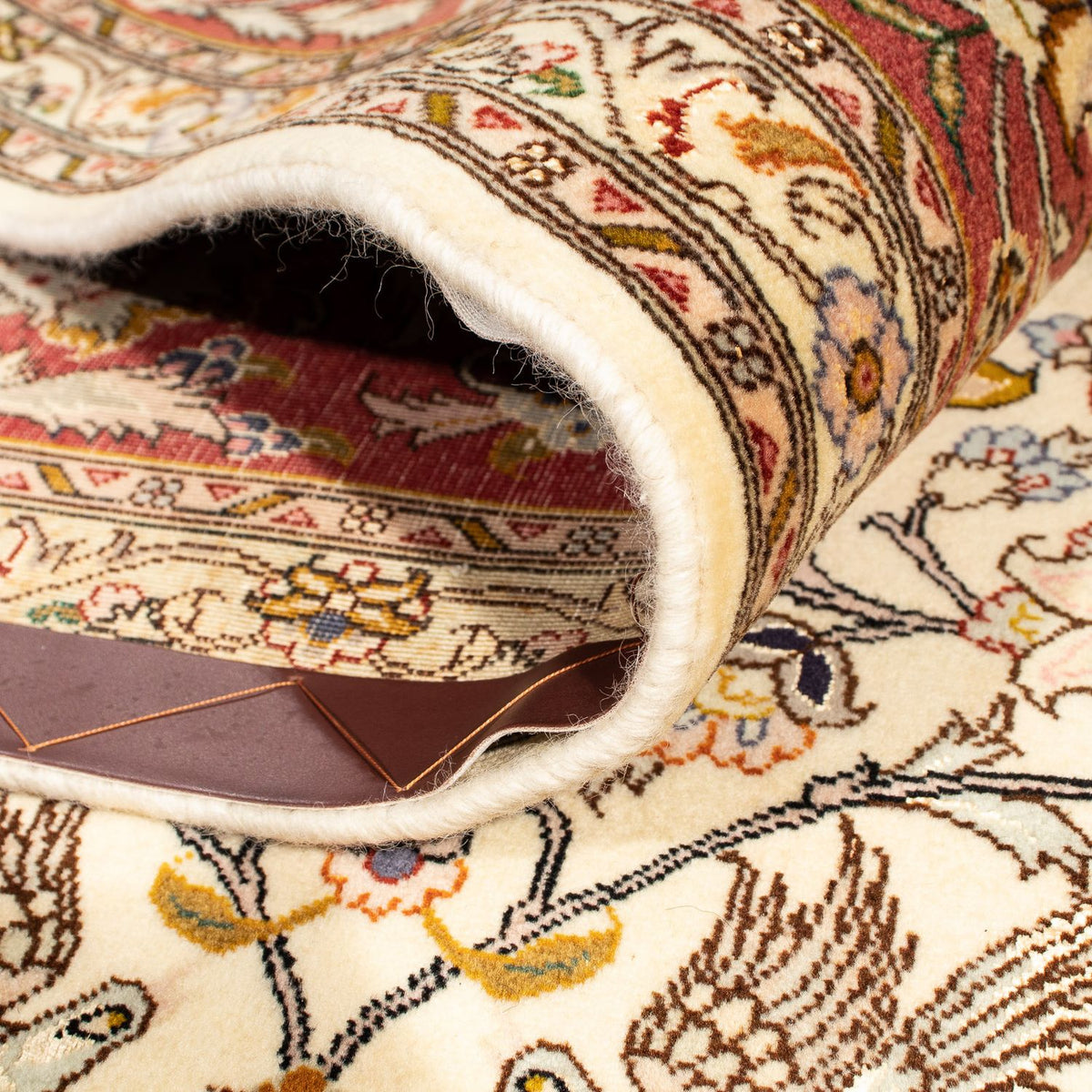 Perzisch tapijt - Tabriz - Royal - 250 x 198 cm - beige