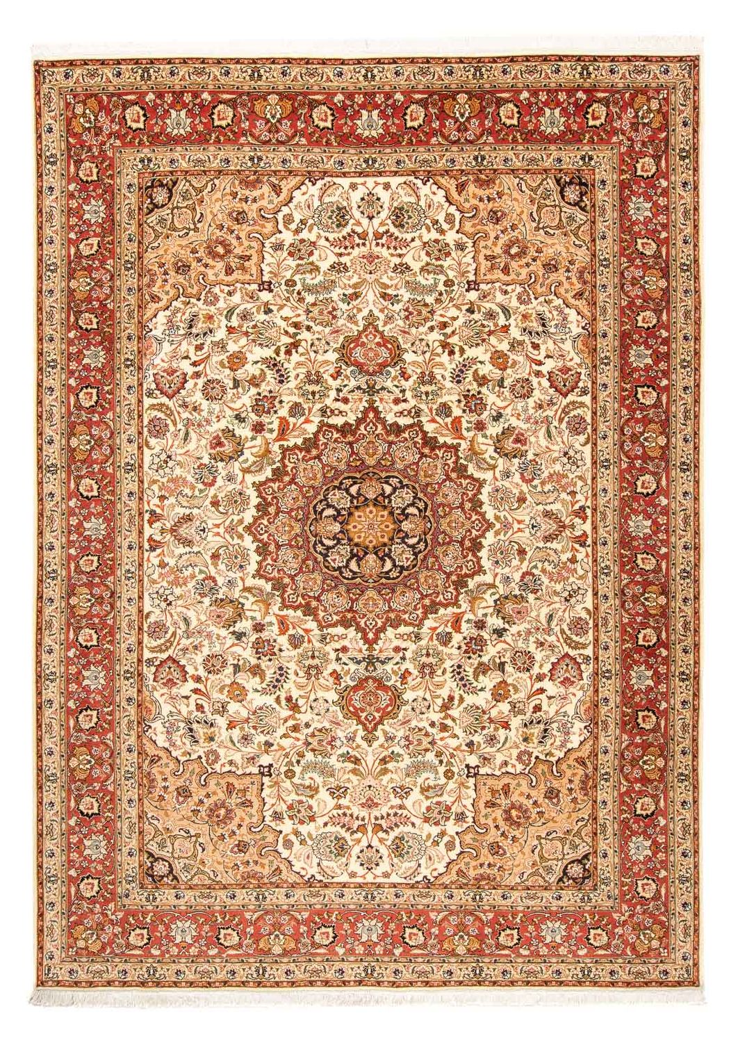 Perzisch tapijt - Tabriz - Royal - 280 x 204 cm - beige