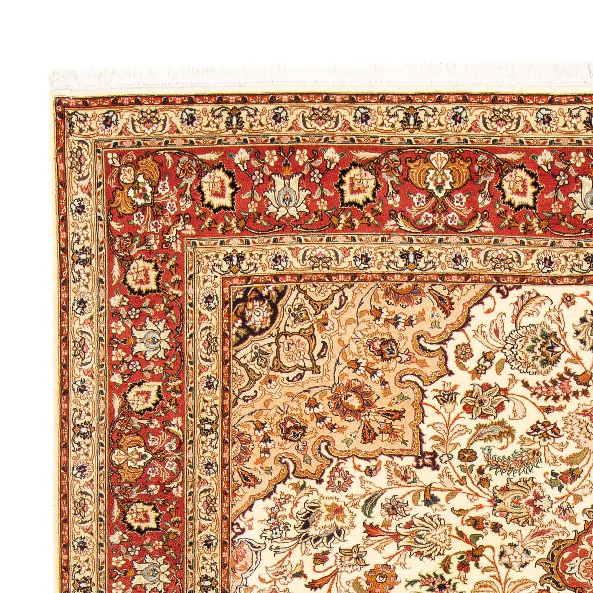 Perzisch tapijt - Tabriz - Royal - 280 x 204 cm - beige