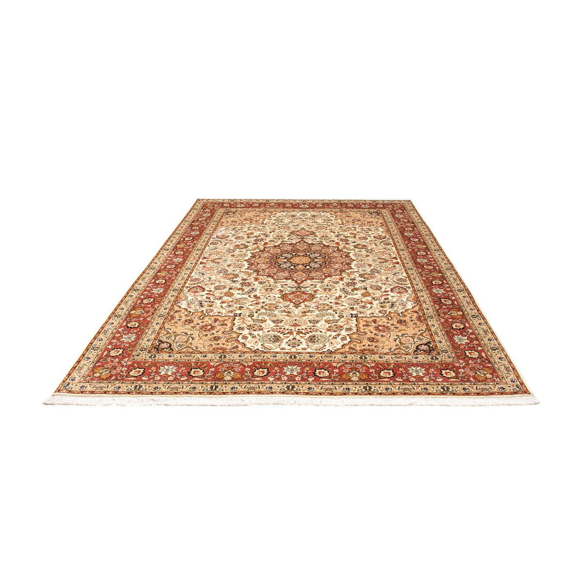 Perzisch tapijt - Tabriz - Royal - 280 x 204 cm - beige
