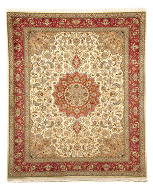 Perzisch tapijt - Tabriz - Royal - 251 x 204 cm - beige