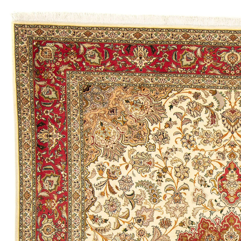 Perzisch tapijt - Tabriz - Royal - 251 x 204 cm - beige