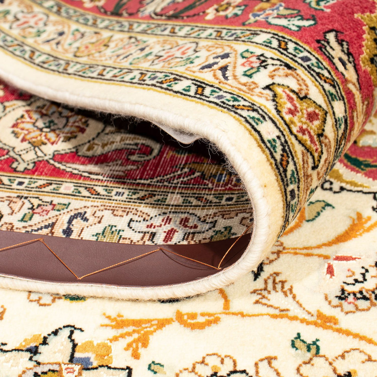 Perzisch tapijt - Tabriz - Royal - 251 x 204 cm - beige