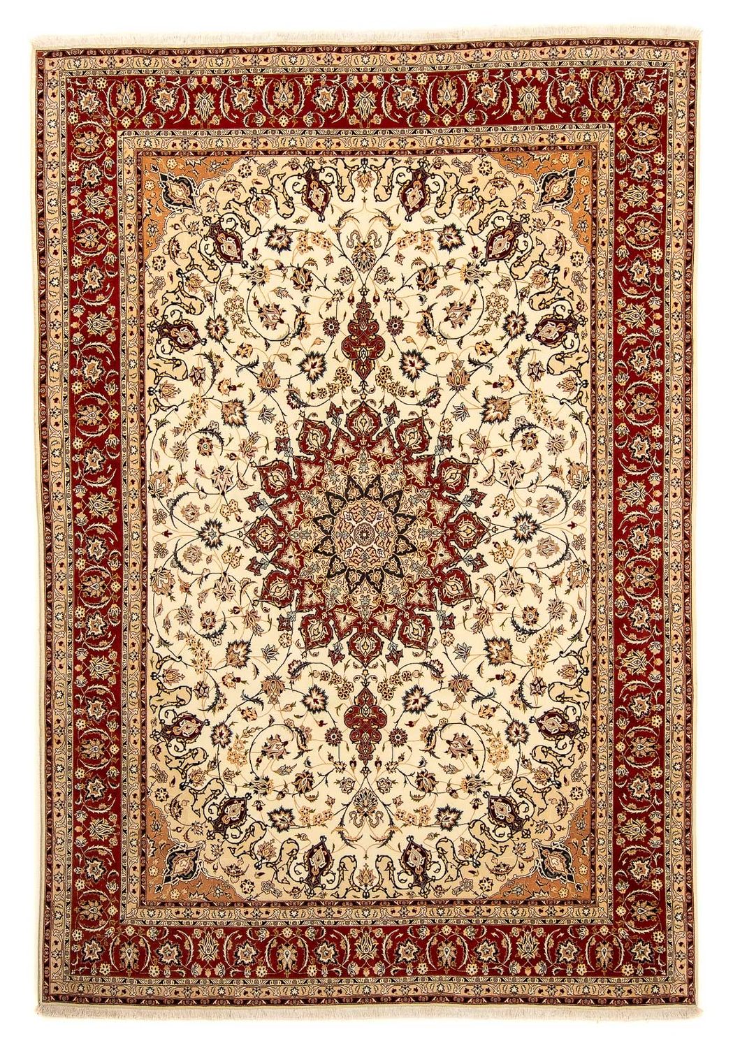Perzisch tapijt - Tabriz - Royal - 372 x 251 cm - beige