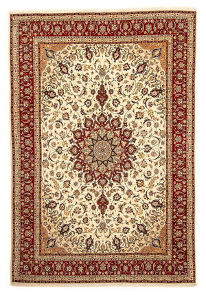Perzisch tapijt - Tabriz - Royal - 372 x 251 cm - beige