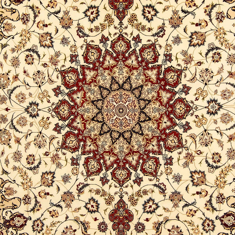 Perzisch tapijt - Tabriz - Royal - 372 x 251 cm - beige
