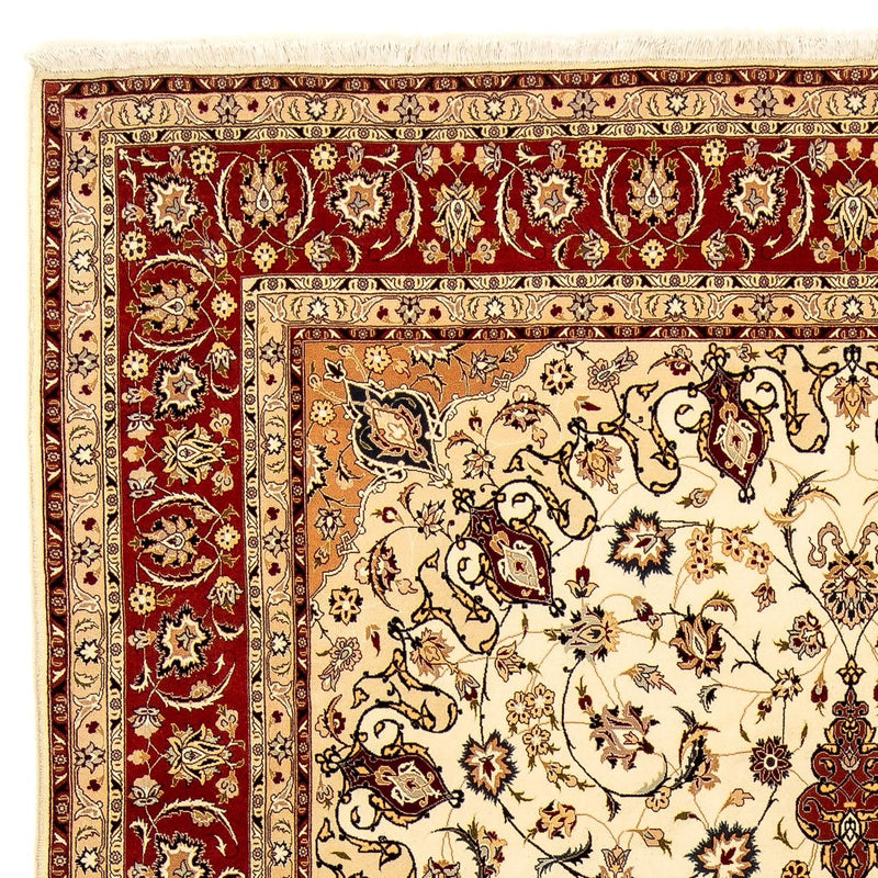 Perzisch tapijt - Tabriz - Royal - 372 x 251 cm - beige