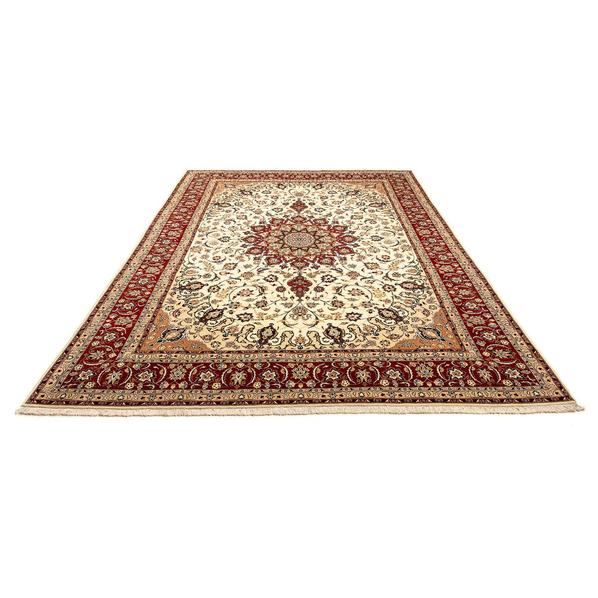 Perzisch tapijt - Tabriz - Royal - 372 x 251 cm - beige