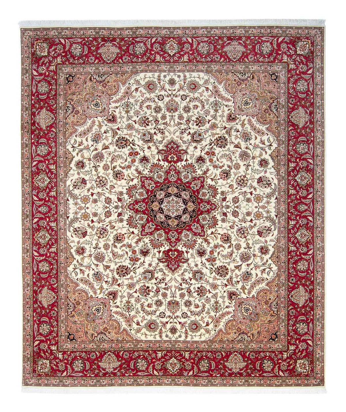 Perzisch tapijt - Tabriz - Royal - 300 x 250 cm - rood