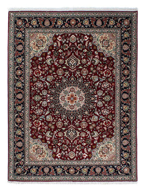 Perzisch tapijt - Tabriz - Royal - 196 x 155 cm - donkerrood