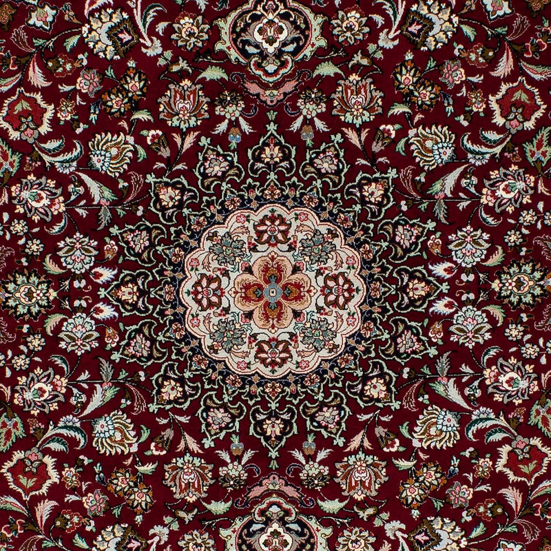 Perzisch tapijt - Tabriz - Royal - 196 x 155 cm - donkerrood