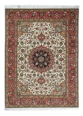 Perzisch tapijt - Tabriz - Royal - 204 x 154 cm - beige