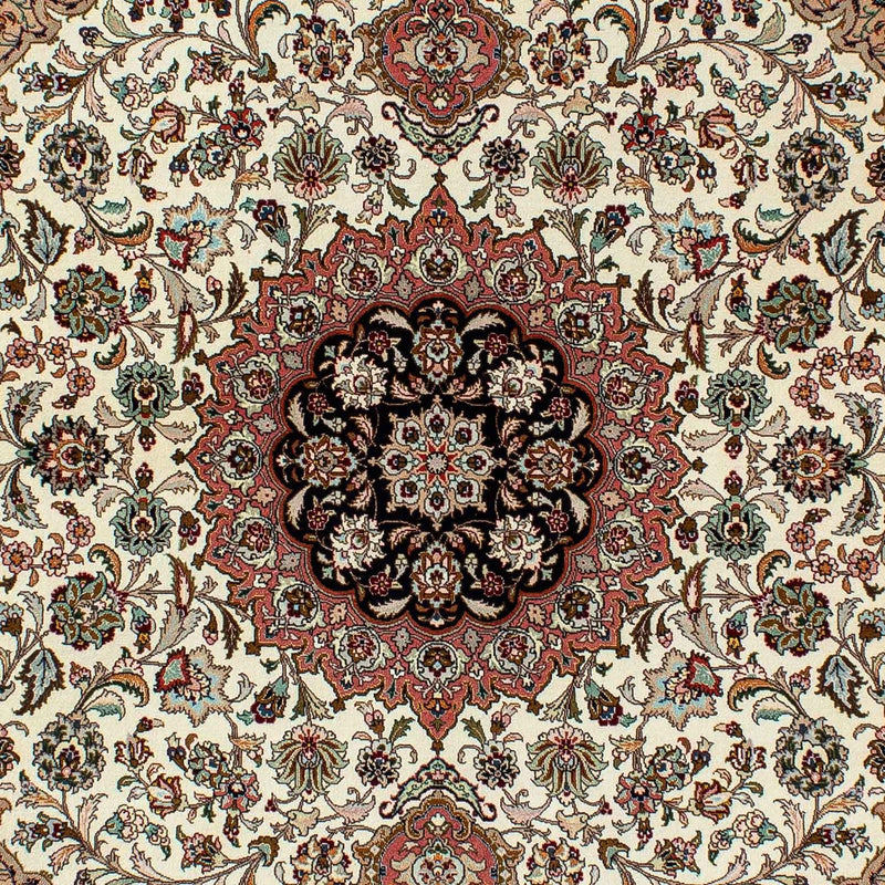 Perzisch tapijt - Tabriz - Royal - 204 x 154 cm - beige