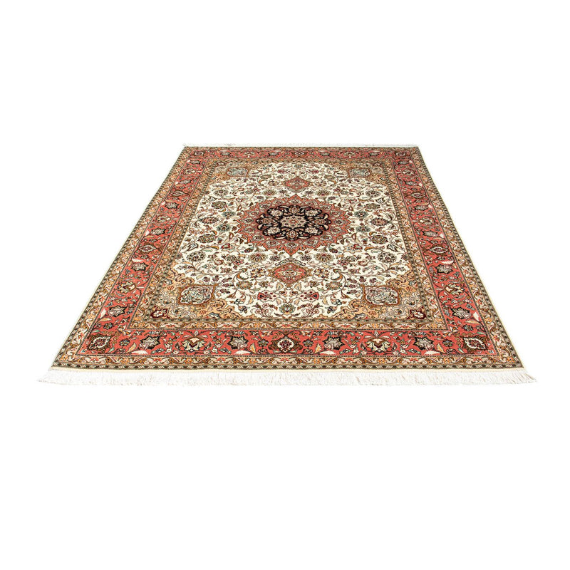 Perzisch tapijt - Tabriz - Royal - 204 x 154 cm - beige