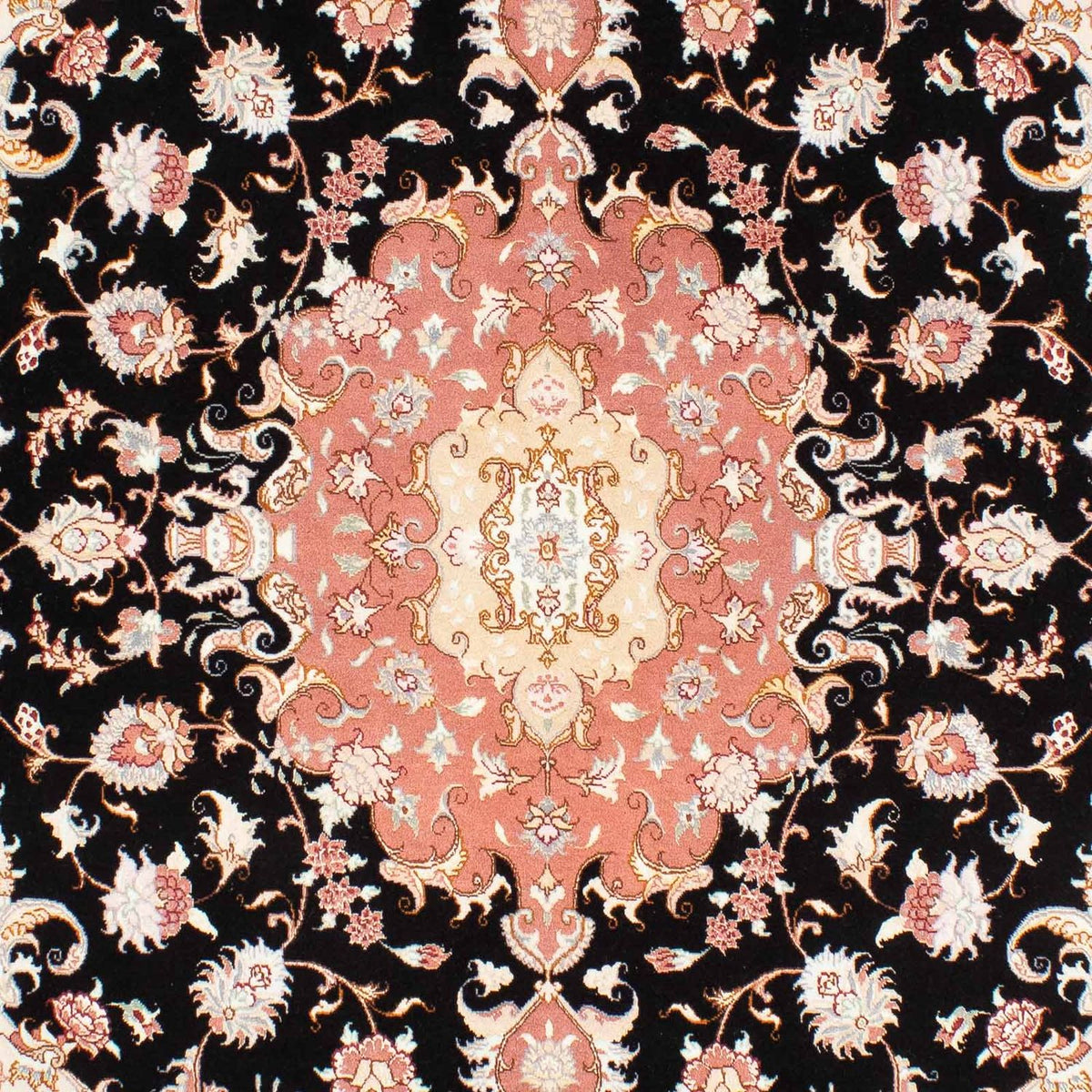 Perzisch tapijt - Tabriz - Royal - 233 x 173 cm - donkerblauw