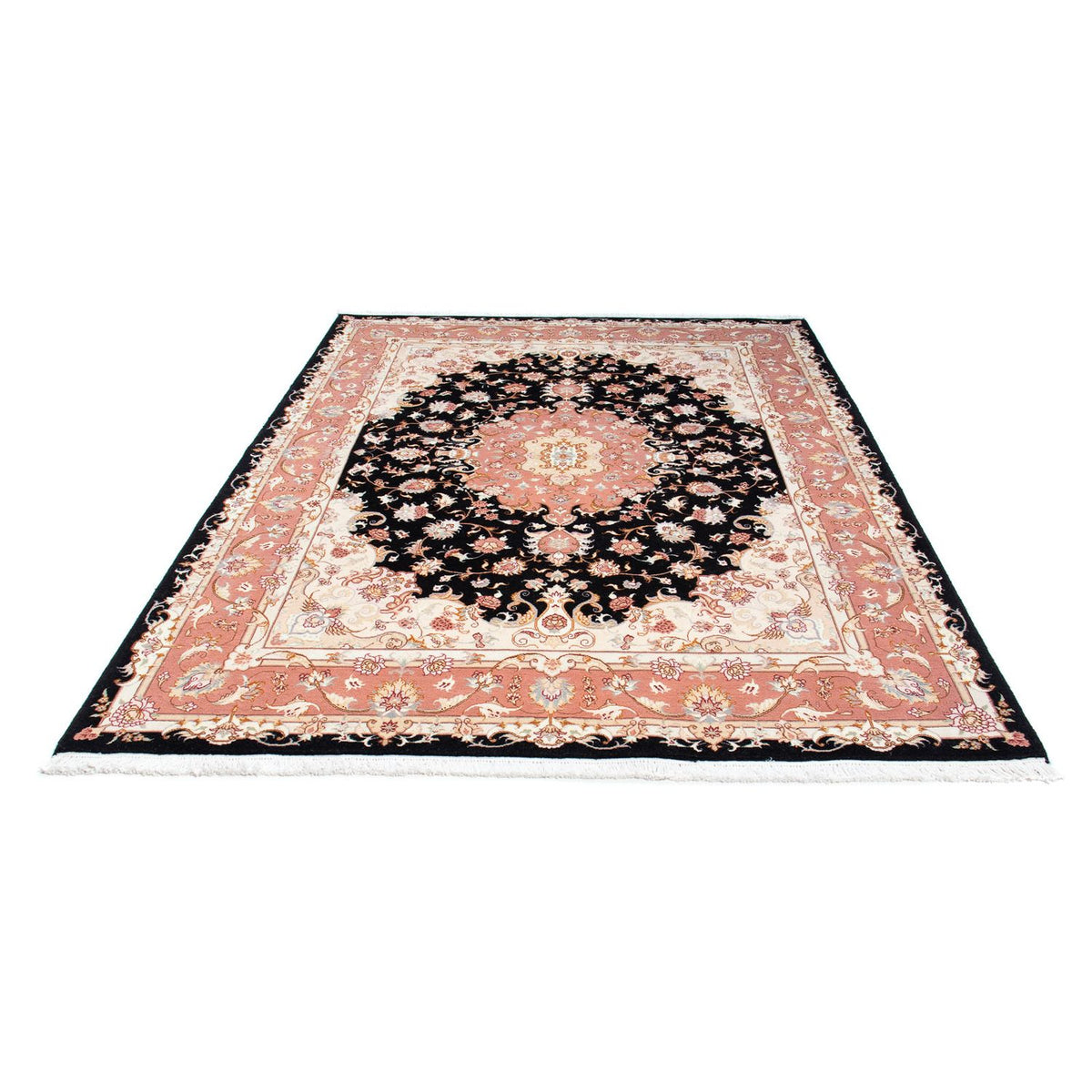 Perzisch tapijt - Tabriz - Royal - 233 x 173 cm - donkerblauw