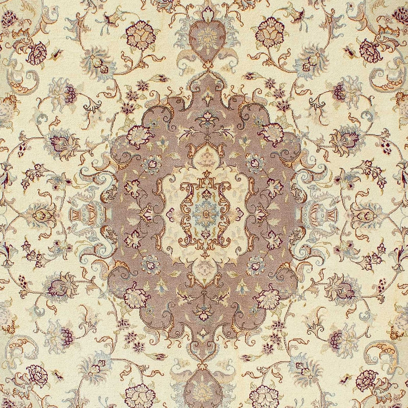 Perzisch tapijt - Tabriz - Royal - 195 x 153 cm - beige
