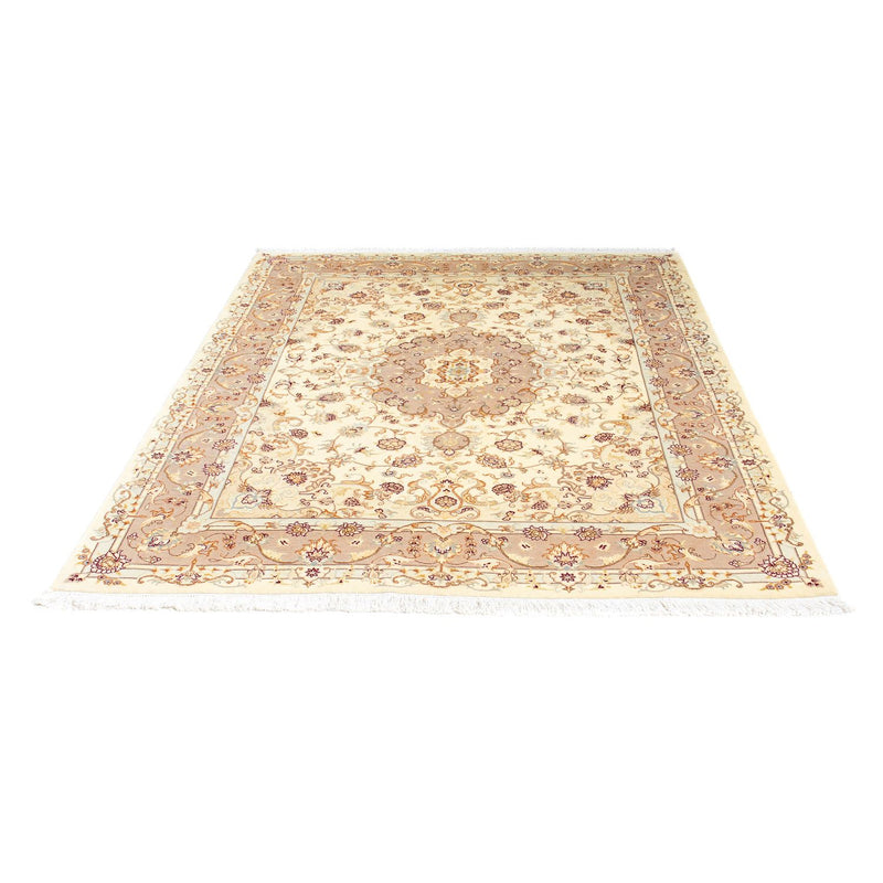 Perzisch tapijt - Tabriz - Royal - 195 x 153 cm - beige