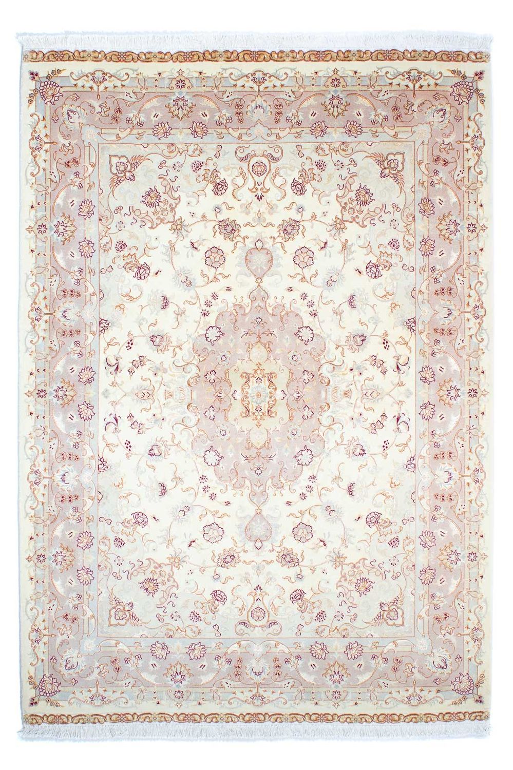 Perzisch tapijt - Tabriz - Royal - 245 x 170 cm - beige