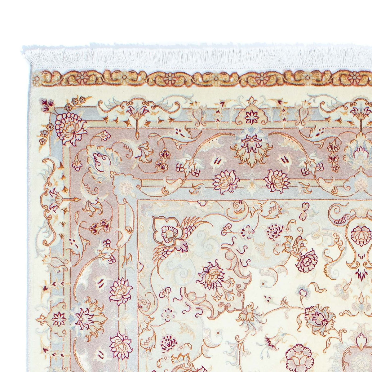 Perzisch tapijt - Tabriz - Royal - 245 x 170 cm - beige