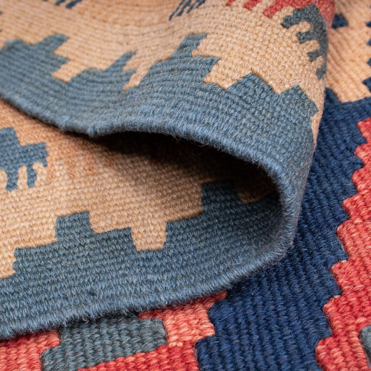 Kelim tapijt - Oosters - 167 x 126 cm - veelkleurig