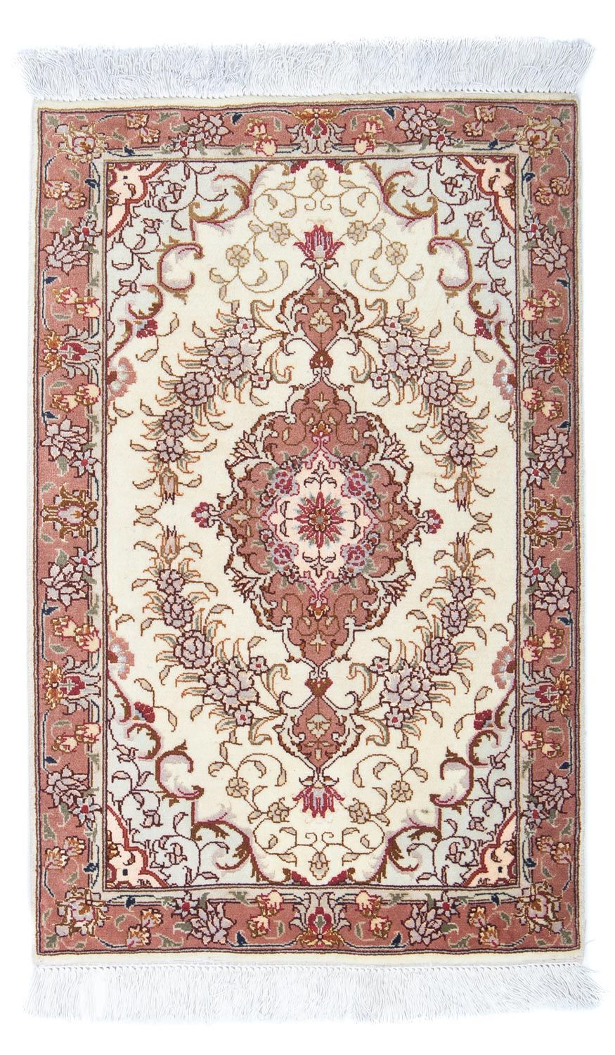 Perzisch tapijt - Tabriz - Royal - 93 x 61 cm - beige