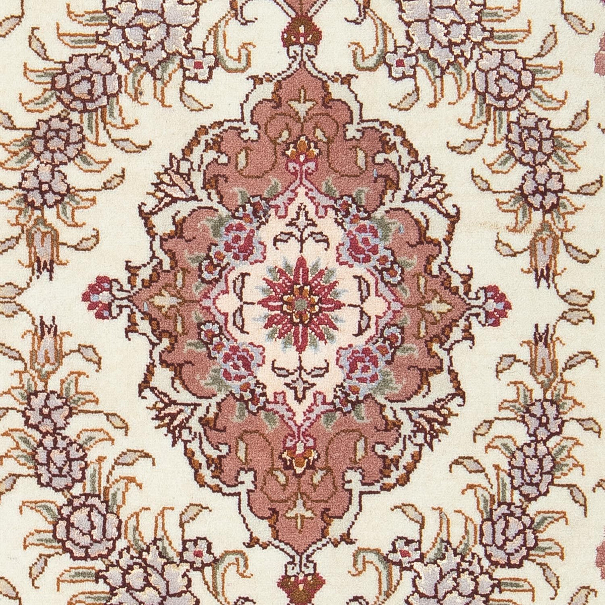 Perzisch tapijt - Tabriz - Royal - 93 x 61 cm - beige