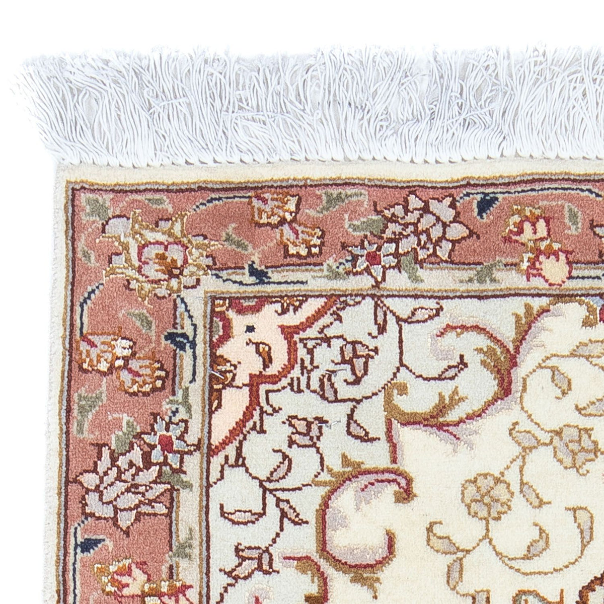 Perzisch tapijt - Tabriz - Royal - 93 x 61 cm - beige