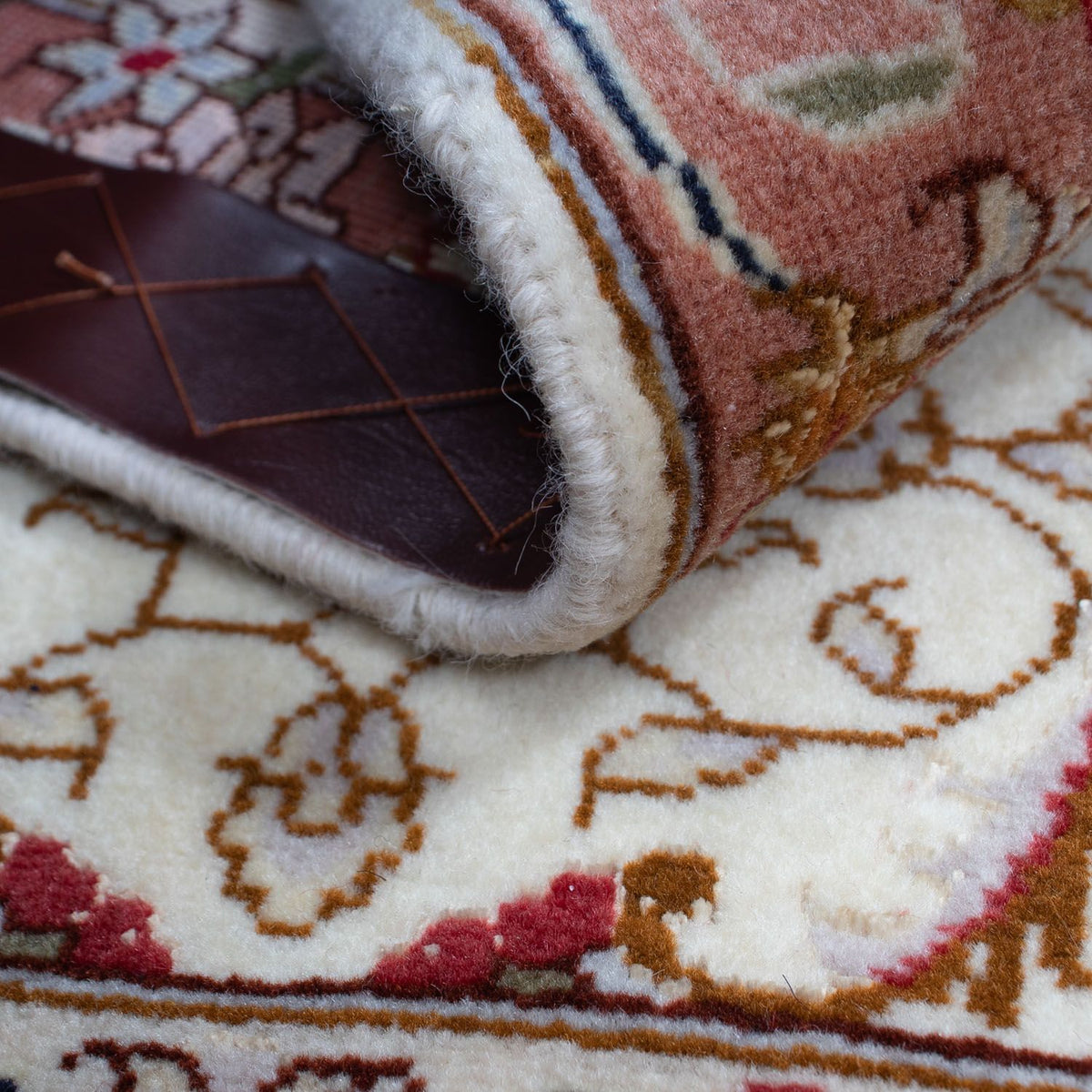 Perzisch tapijt - Tabriz - Royal - 93 x 61 cm - beige