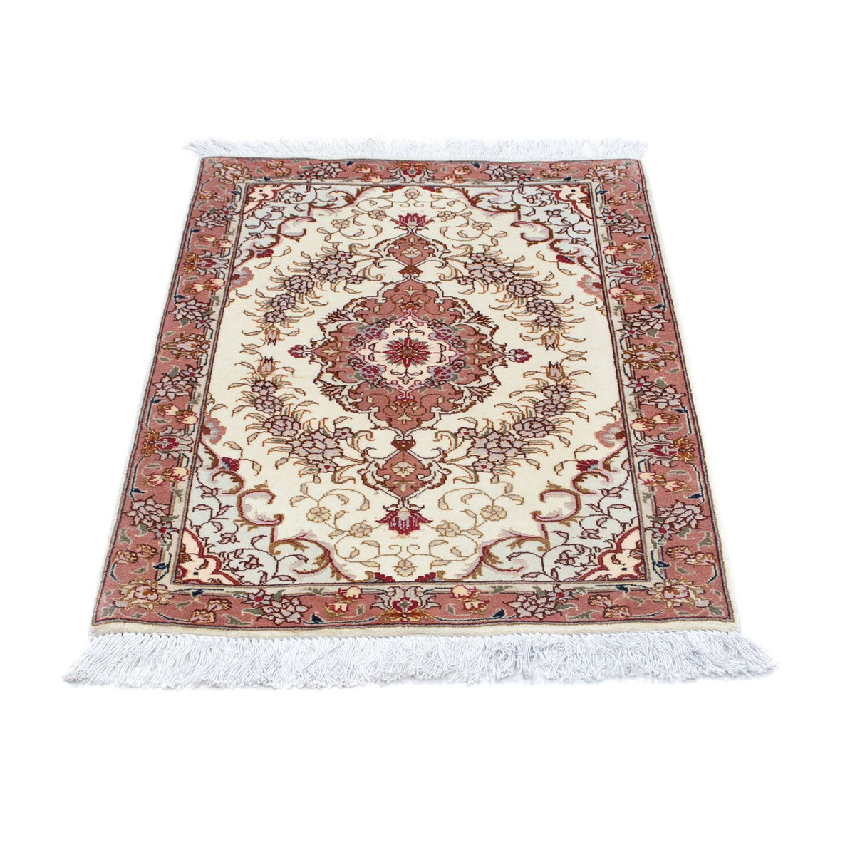 Perzisch tapijt - Tabriz - Royal - 93 x 61 cm - beige