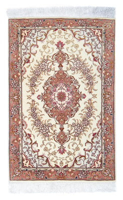 Perzisch tapijt - Tabriz - Royal - 92 x 60 cm - beige