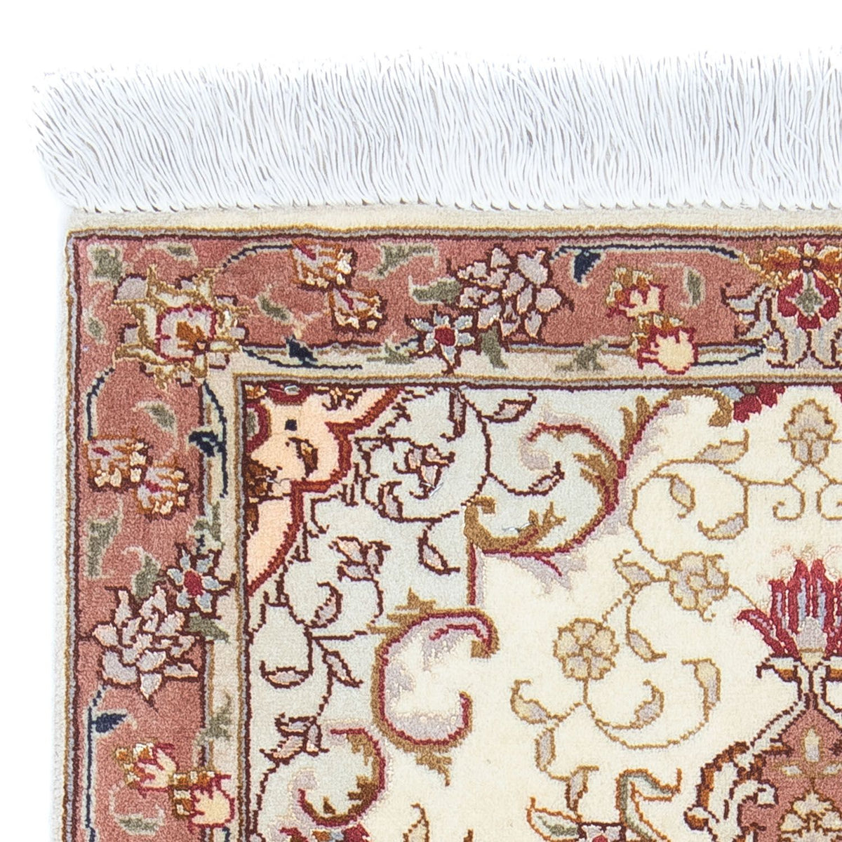 Perzisch tapijt - Tabriz - Royal - 92 x 60 cm - beige