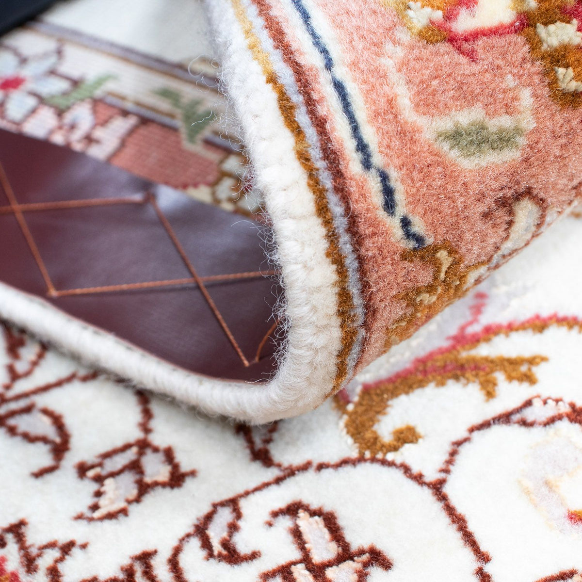 Perzisch tapijt - Tabriz - Royal - 92 x 60 cm - beige