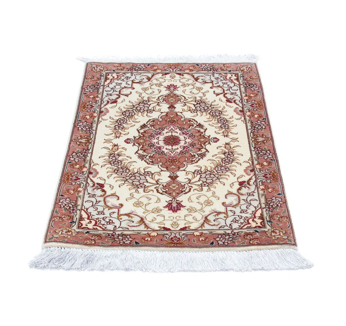 Perzisch tapijt - Tabriz - Royal - 92 x 60 cm - beige