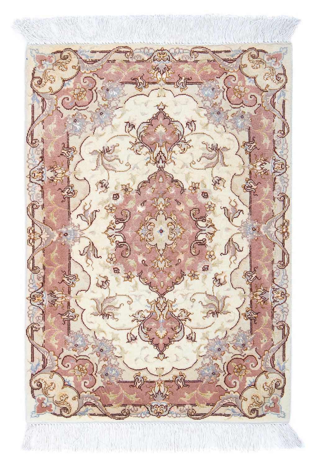 Perzisch tapijt - Tabriz - Royal - 89 x 62 cm - beige