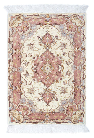 Perzisch tapijt - Tabriz - Royal - 89 x 62 cm - beige