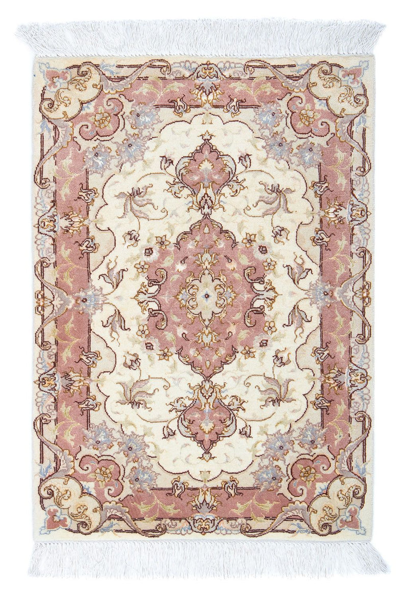 Perzisch tapijt - Tabriz - Royal - 89 x 62 cm - beige