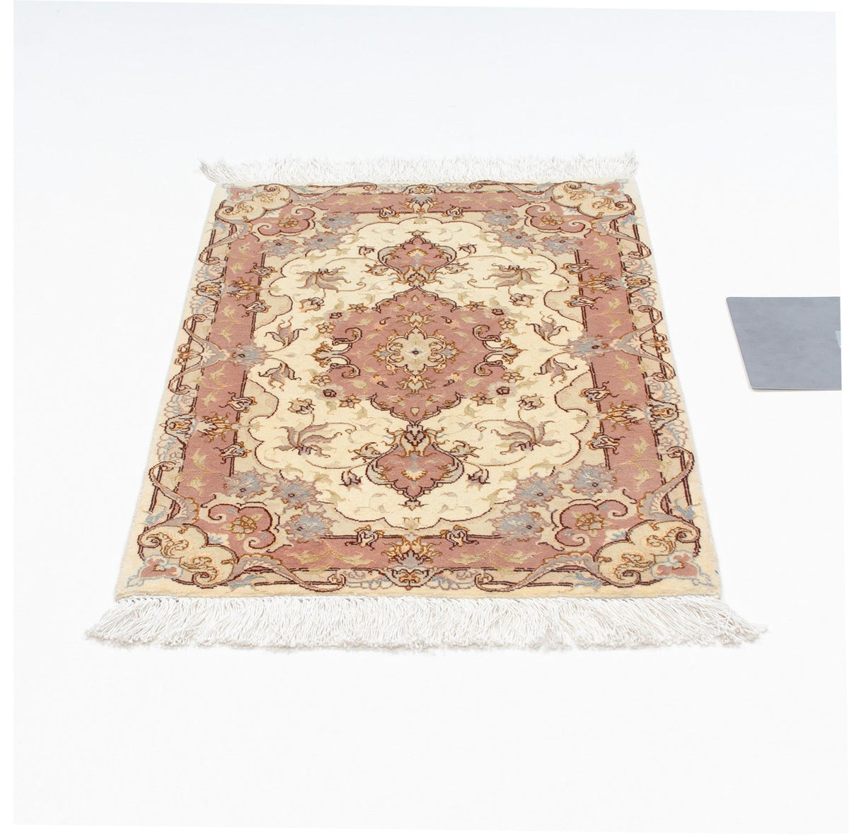 Perzisch tapijt - Tabriz - Royal - 89 x 62 cm - beige
