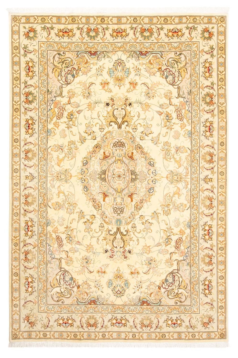 Perzisch tapijt - Tabriz - Royal - 307 x 198 cm - beige